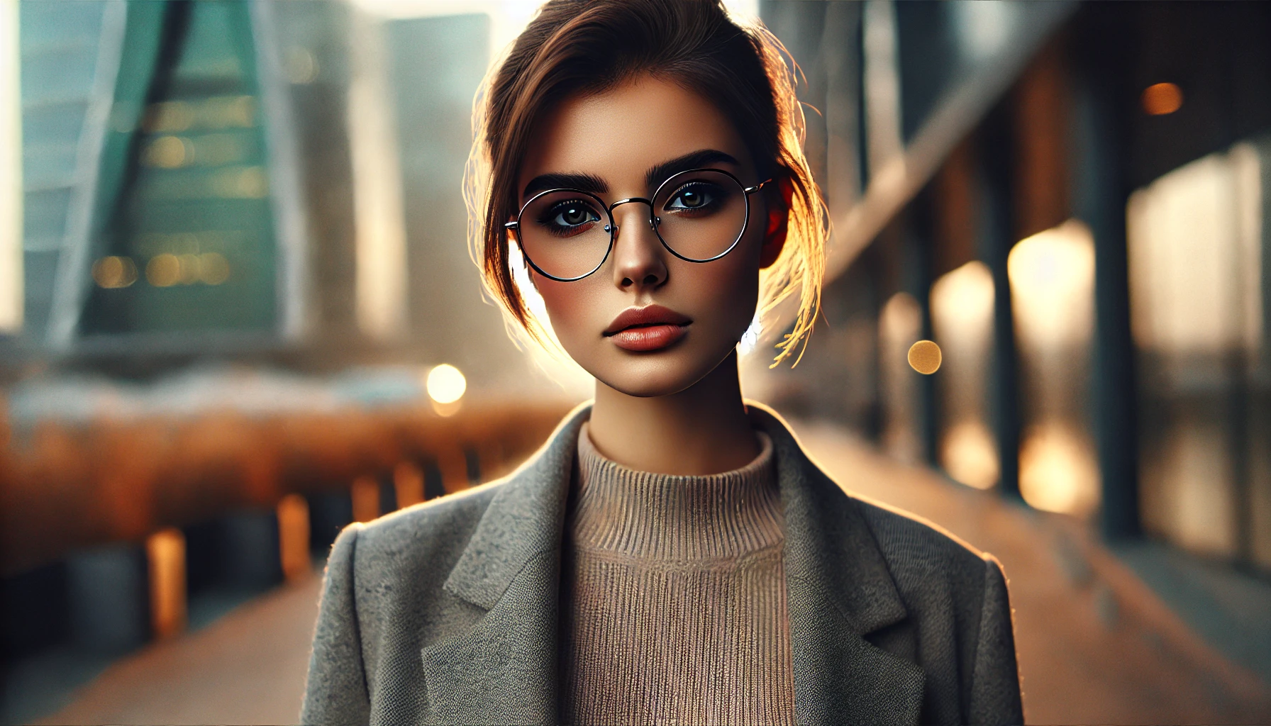 Óculos Redondo Acetato Feminino