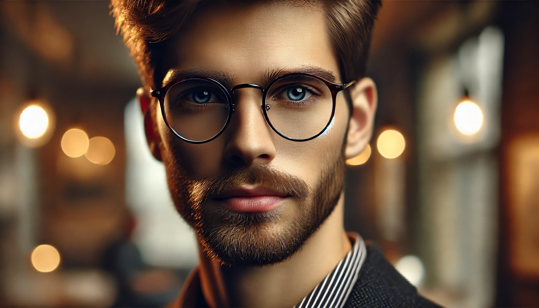 Óculos Acetato Redondo Masculino