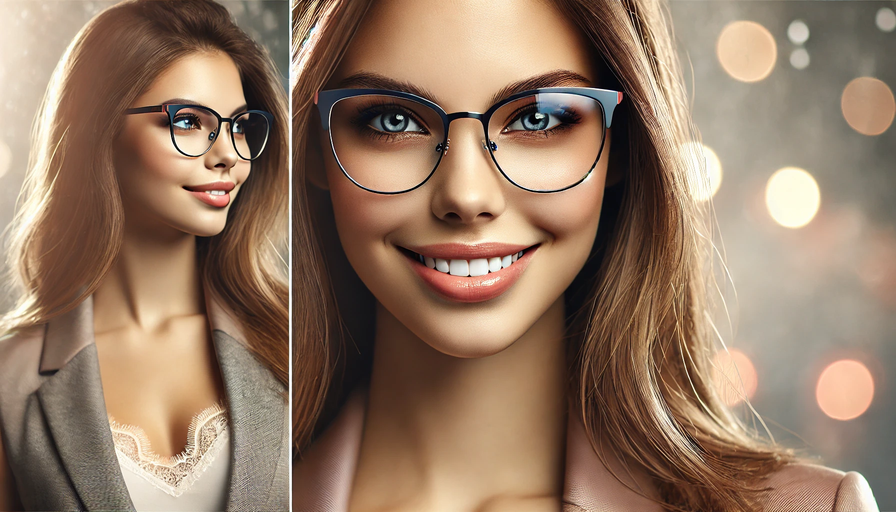 Armação Moderna para Óculos de Grau Feminino